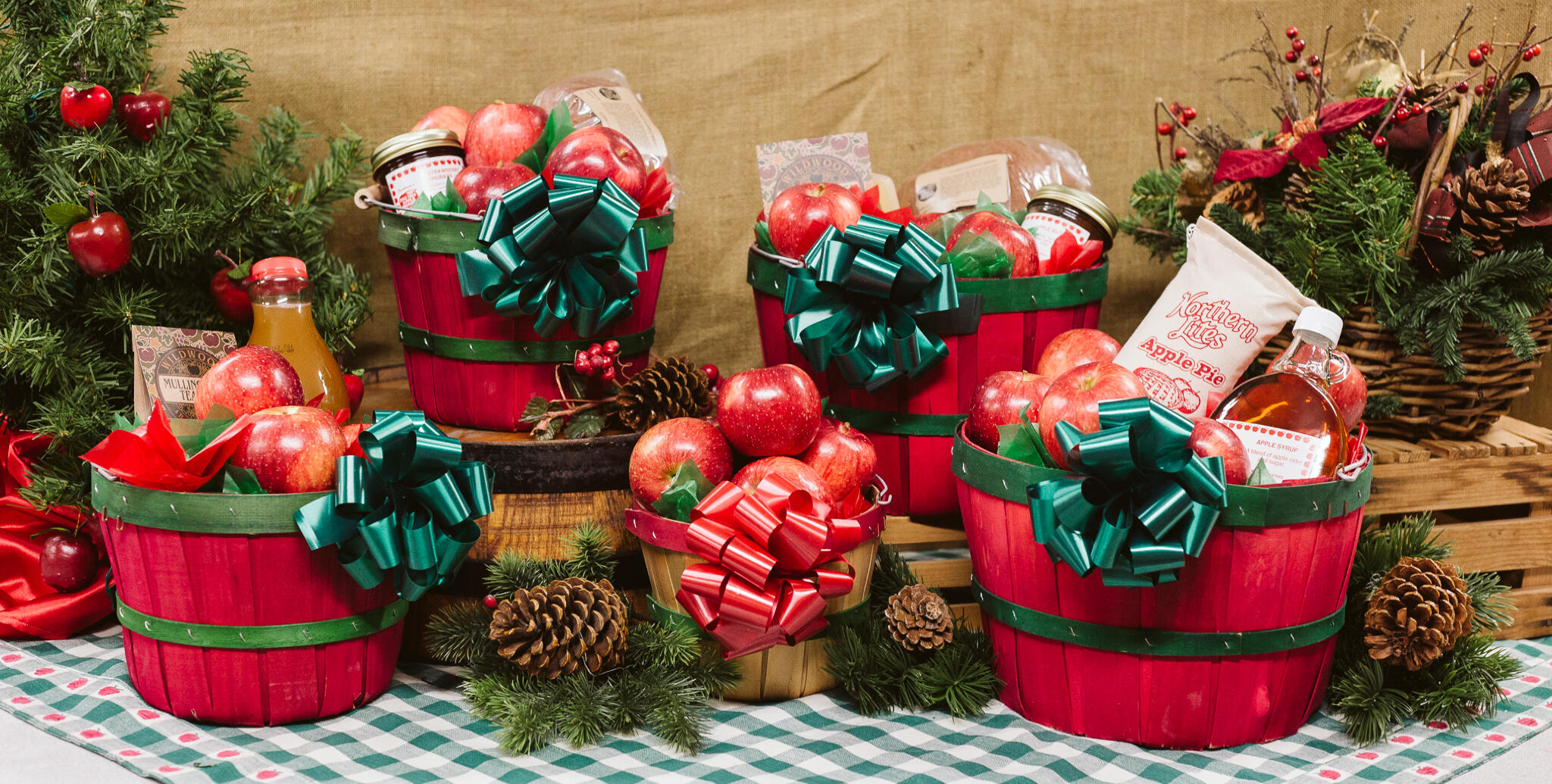 Pine Tree Apple Orchard Gift Baskets